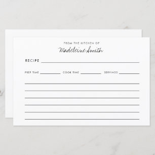 Tar emot modernt skript från köksreceptet