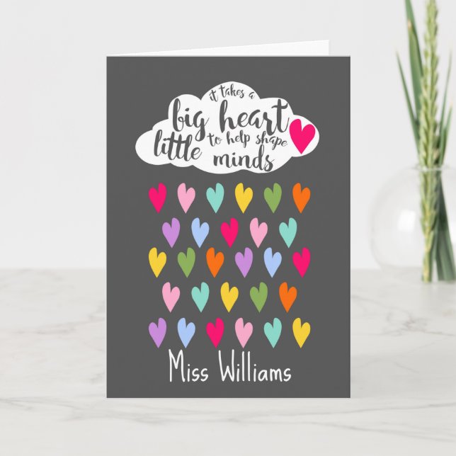 tar ett stort hjärta någonsin kort (Framsida)