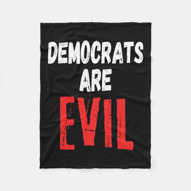 Tar Evil Donald Trump 2024 Amerika tillbaka Fleecefilt (Framsidan)