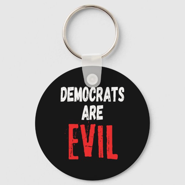 Tar Evil Donald Trump 2024 Amerika tillbaka Nyckelring (Framsida)