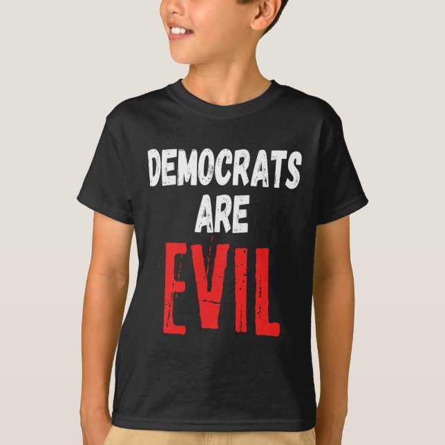 Tar Evil Donald Trump 2024 Amerika tillbaka T Shirt (Framsida)
