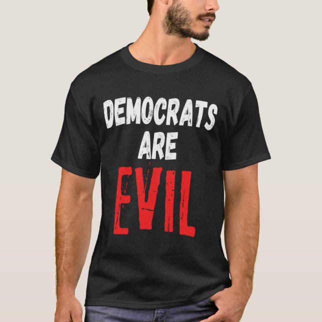 Tar Evil Donald Trump 2024 Amerika tillbaka T Shirt (Framsida)