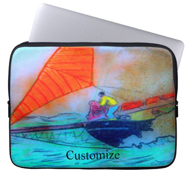 Tar in jib Thunder_Cove Laptop Fodral (Framsidan)