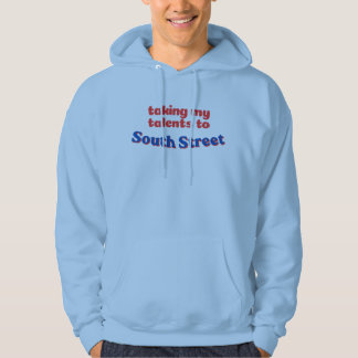 Tar mina talanger till South Street | Philly bball Hoodie