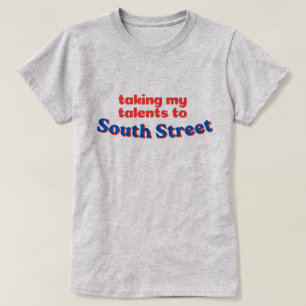 Tar mina talanger till South Street Philly bball T Shirt