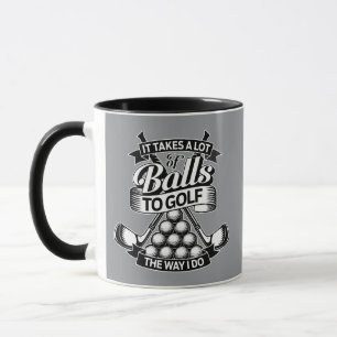 Tar Mycket Bollar - rolig golf Mugg