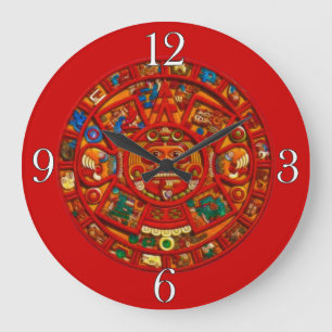 Tar tid på Aztec mexicansk historia för den Mayan Stor Klocka