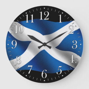 Tar tid på den stolt Scots patriotiska väggen för Stor Klocka
