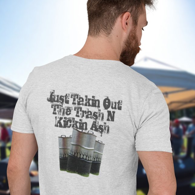 Tar ut soporna trumma BBQ-rökare T Shirt (Skapare uppladdad)