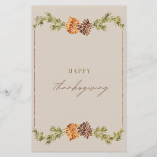 Tara elegante de acción de gracias