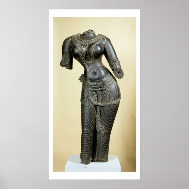 Tara, Nalanda, Bihar, Pala dynasty (sten) Poster (Framsidan)