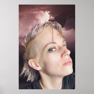 Tara Shannon Rosa Clouds Thunderstorm Poster