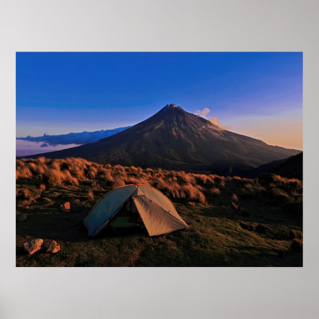 Taranaki Campsite Poster (Framsidan)