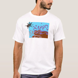 Tarantelmanar skjortan för t med choklad vinkar tee shirt