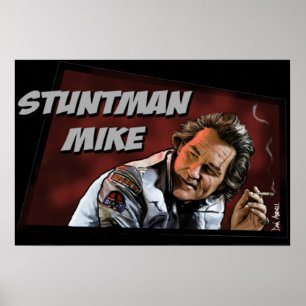 Tarantino Death Proof - Stuntman Mike Tri-blend Poster