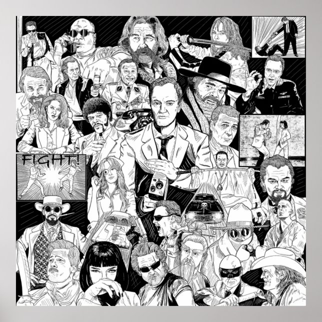 Tarantino Poster (Framsidan)