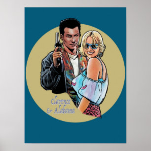 Tarantino True Romantik Clarence Alabama Poster