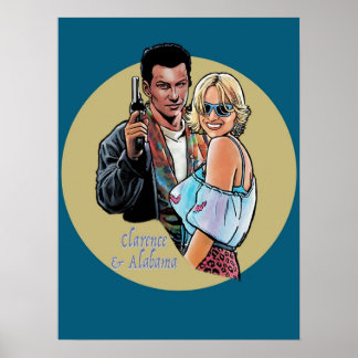 Tarantino True Romantik Clarence Alabama Poster