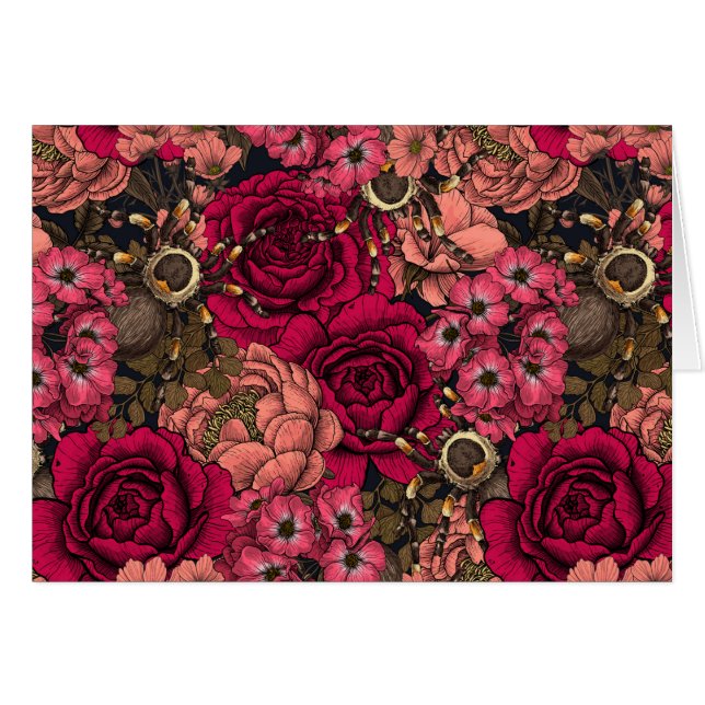 Tarantula 4 hälsningskort (Framsidan Horizontal)