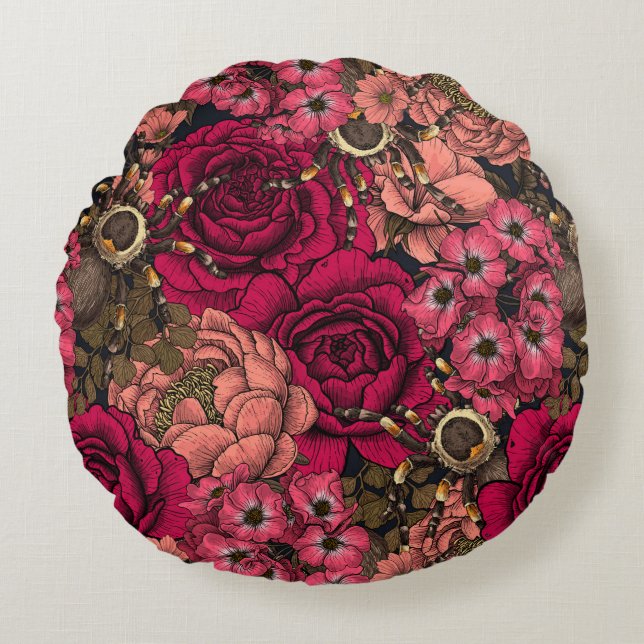 Tarantula 4 rund kudde (Framsidan)