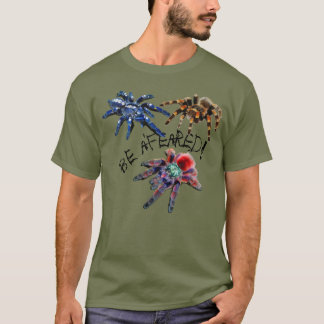 Tarantula blue/red/orange/black be a'rädsla T-Shir T Shirt