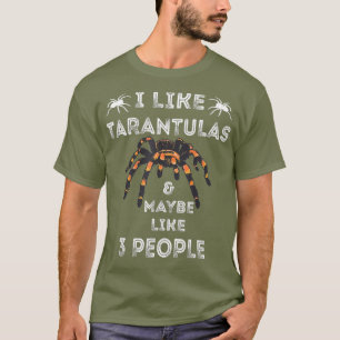 Tarantula Funny Spider Älskare Tarantula Arachnid T Shirt