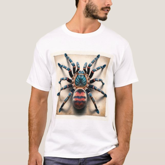 Tarantula Hawk Insect 130624IREF115 - Watercolor T Shirt (Framsida)