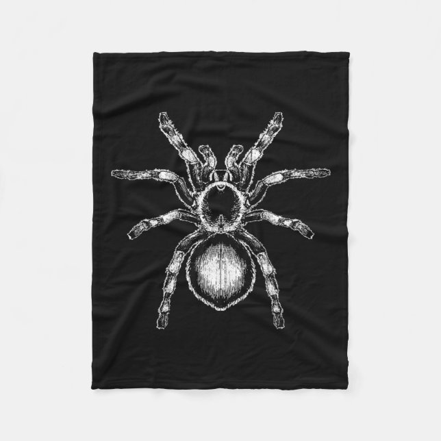 Tarantula Huge Spider Phobia Halloween Costume Ara Fleecefilt (Framsidan)