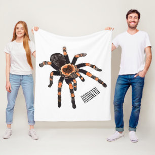 Tarantula-illustration av tecknaden fleecefilt