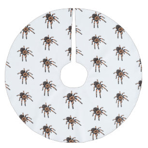 Tarantula-illustration av tecknaden julgransmatta borstad polyester