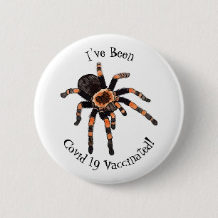 Tarantula-illustration av tecknaden knapp