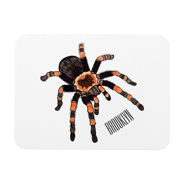 Tarantula-illustration av tecknaden magnet (Horisontell)