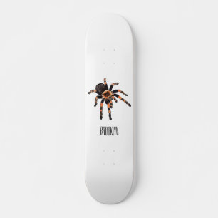 Tarantula-illustration av tecknaden mini skateboard bräda 18,5 cm
