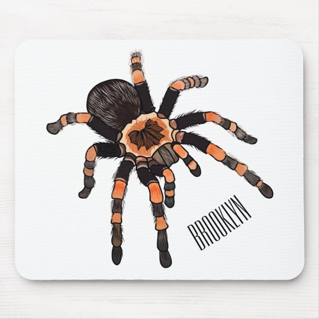 Tarantula-illustration av tecknaden musmatta (Framsidan)