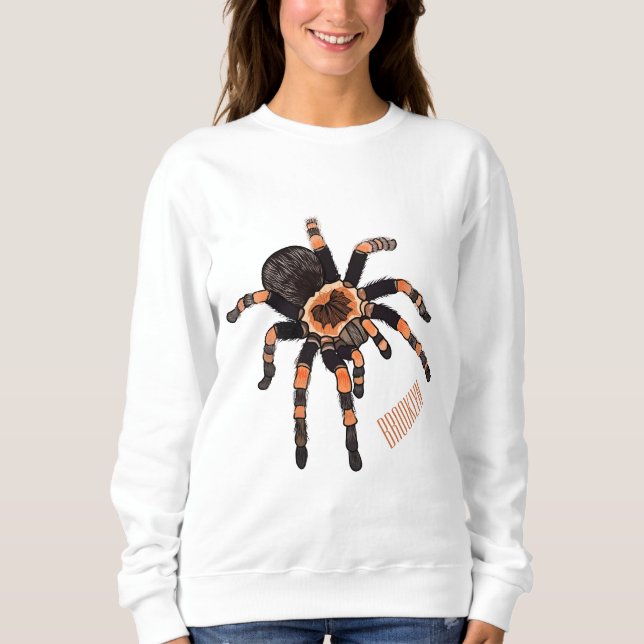 Tarantula-illustration av tecknaden t shirt (Framsida)