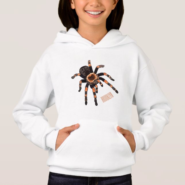 Tarantula-illustration av tecknaden t shirt (Framsida)