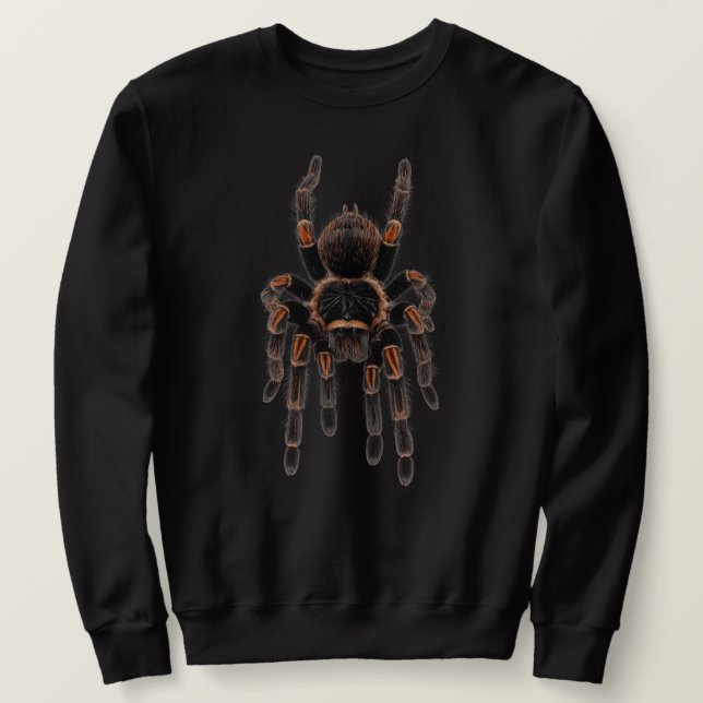 Tarantula Lång Ärmad Tröja (Design framsida)