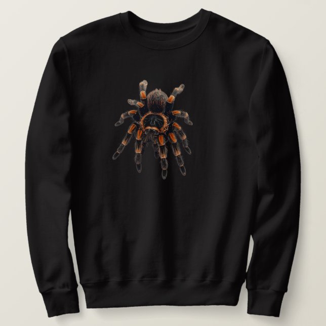 Tarantula Lång Ärmad Tröja (Design framsida)