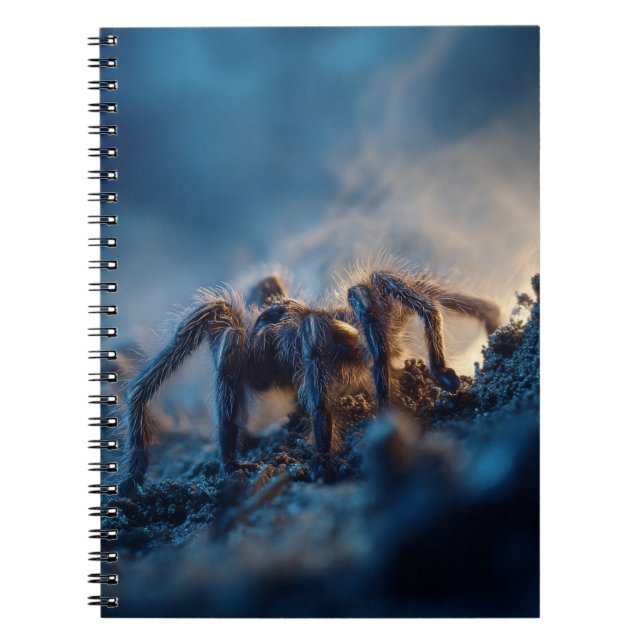 Tarantula Moonlit Terrain Notebook Anteckningsbok (Framsidan)