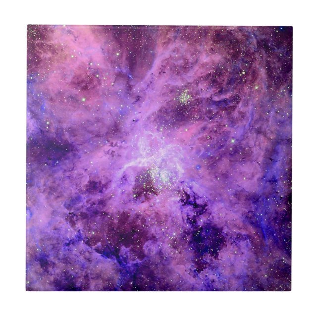 Tarantula Nebula 30 Doradus Hubble Space Photo Kakelplatta (Framsidan)