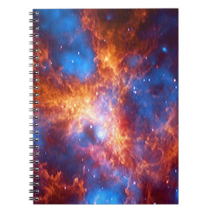 Tarantula Nebula Anteckningsbok Med Spiral