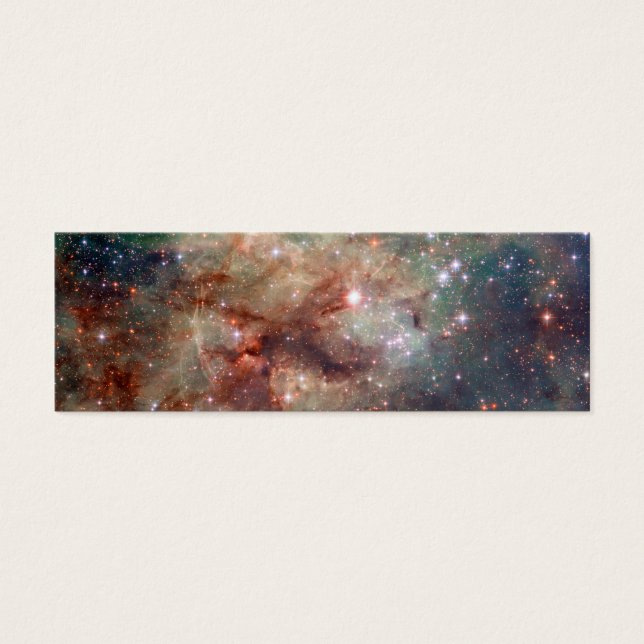 Tarantula Nebula Hubble Space Litet Visitkort (Framsidan)