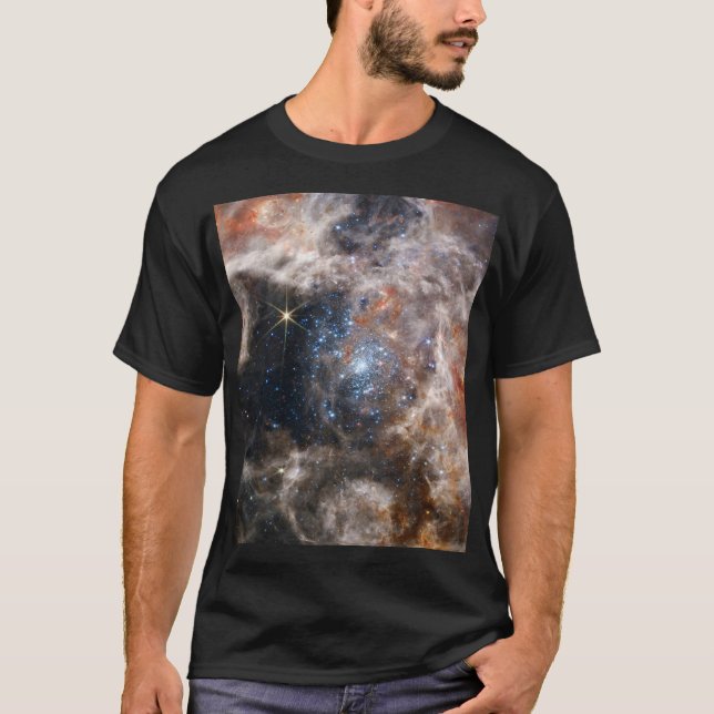 Tarantula Nebula Image från JWST T Shirt (Framsida)