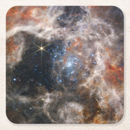 Tarantula Nebula Image från JWST Underlägg Papper Kvadrat