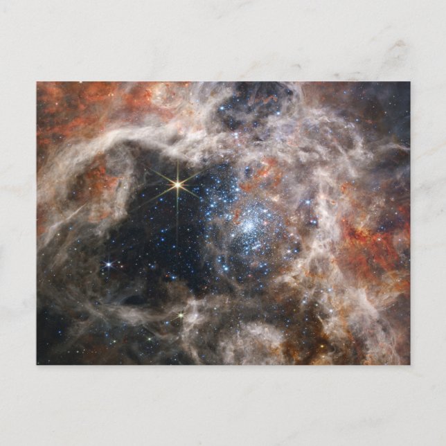 Tarantula Nebula Image från JWST Vykort (Framsida)