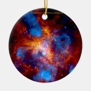Tarantula Nebula Julgransprydnad Keramik