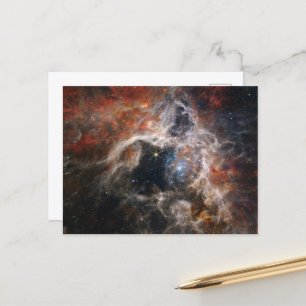 Tarantula Nebula NIRCam JWST Vykort