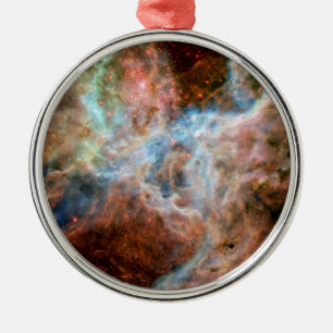 Tarantula Nebula R136 NASA Hubble Space Photo Julgransprydnad Metall