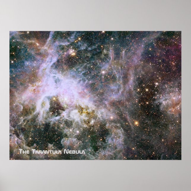 Tarantula Nebula - Ram 4 med rubrik Poster (Framsidan)