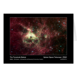 Tarantula Nebula - Spitzer Space Telescope - I Hälsningskort
